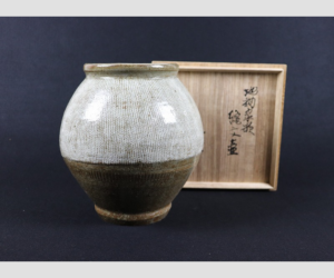 島岡達三作 益子焼 象嵌皿 | 益子焼 人間国宝 島岡達三 象嵌皿