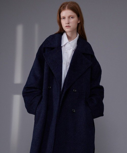 ONCILY（オンシェリー） チェスターコート MEDIUM ネイビー メンズ