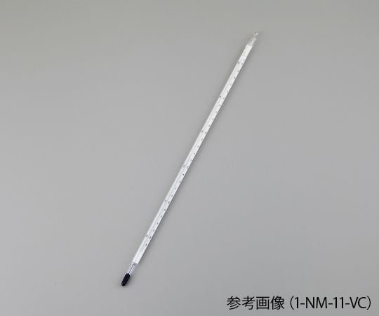4-2791-02 水銀ゼロ二重管標準温度計 0～50℃ 検査成績書付 1-NM-11-VC