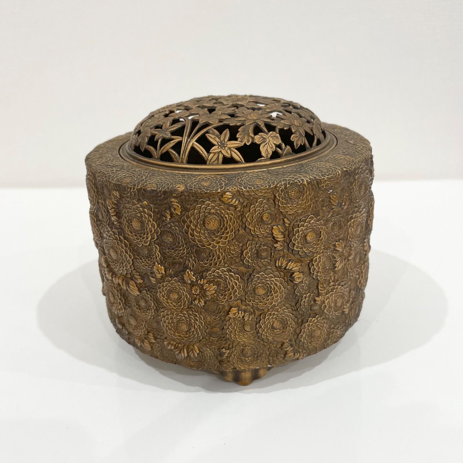 高岡銅器 佐野宏采 菊華香炉 - メルカリ