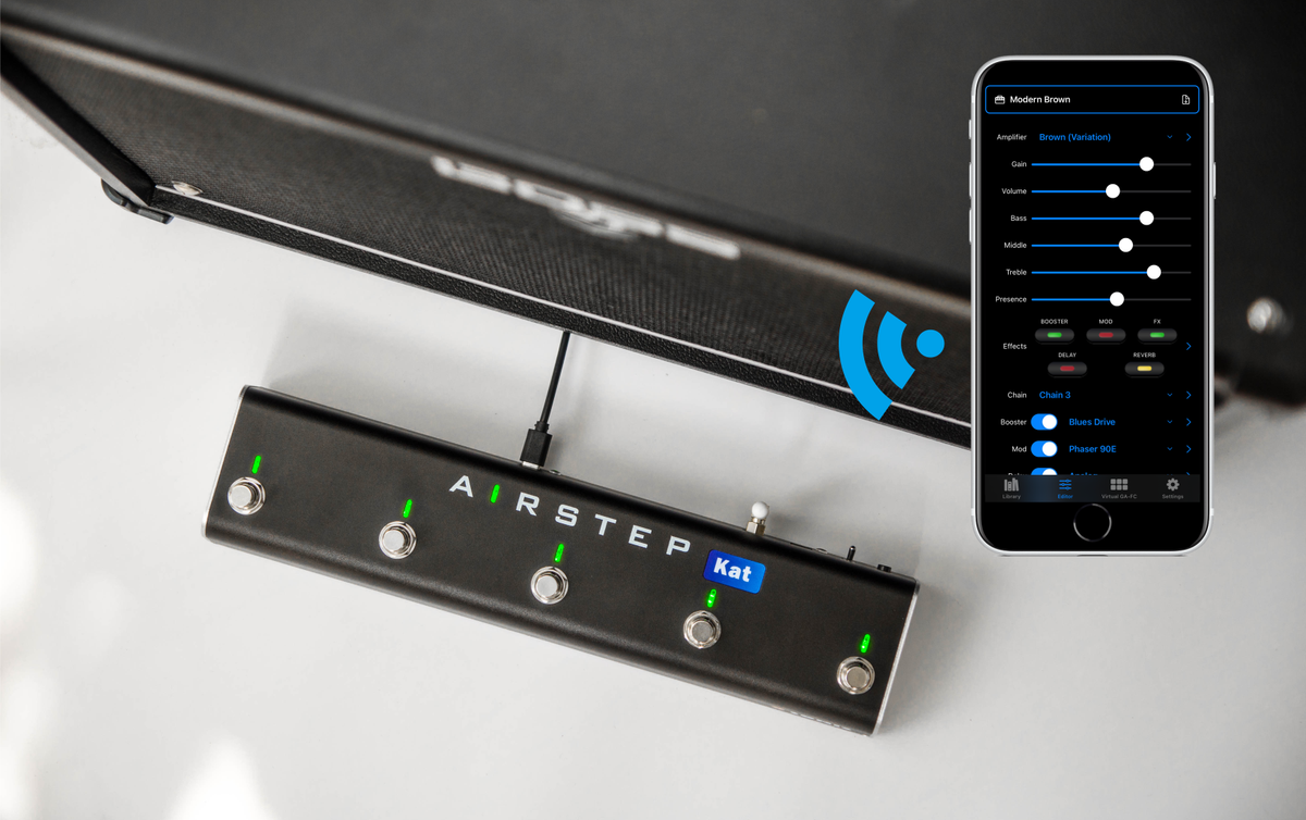 KATANA Ultimate Footswitch | AIRSTEP Kat Edition – XSONIC