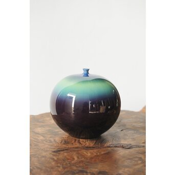 九谷焼 人間国宝 三代徳田八十吉作 猪 干支置物 C 8299 工芸品