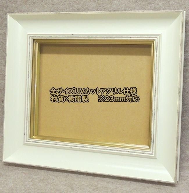 8160 F3号 273×220mm 油彩額縁 (f3) UVカットアクリル板仕様 - 額縁