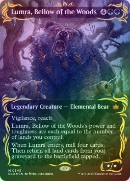 森の轟き、ルムラ レイズドfoil 新品未使用 日本語 レイズドFOIL)森の