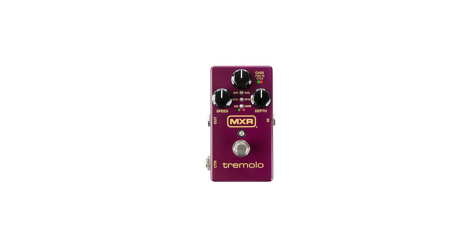 Amazon.com: Dunlop MXR Tremolo Effects Pedal, Purple : Musical