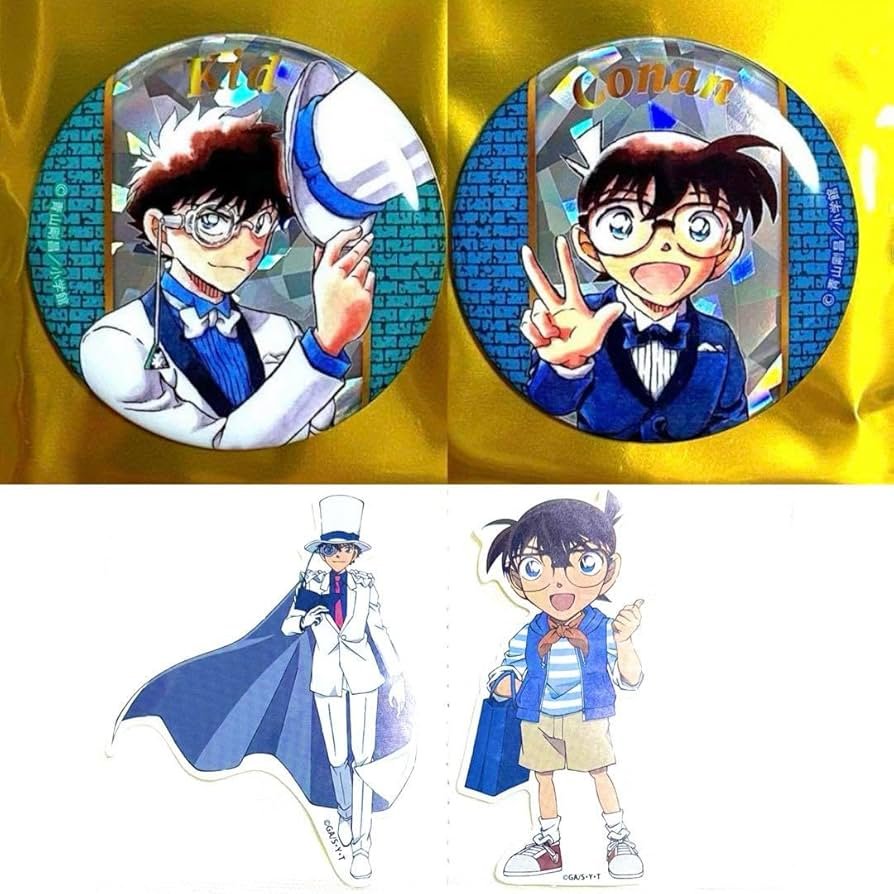 名探偵コナン FANS SELECTION 缶バッジ 怪盗キッド 【公式通販】