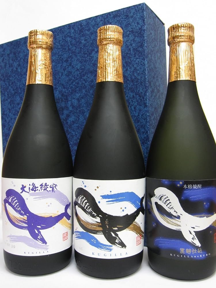 Amazon.co.jp: 〔セット商品〕芋焼酎 くじらのボトル + くじら黒麹 +