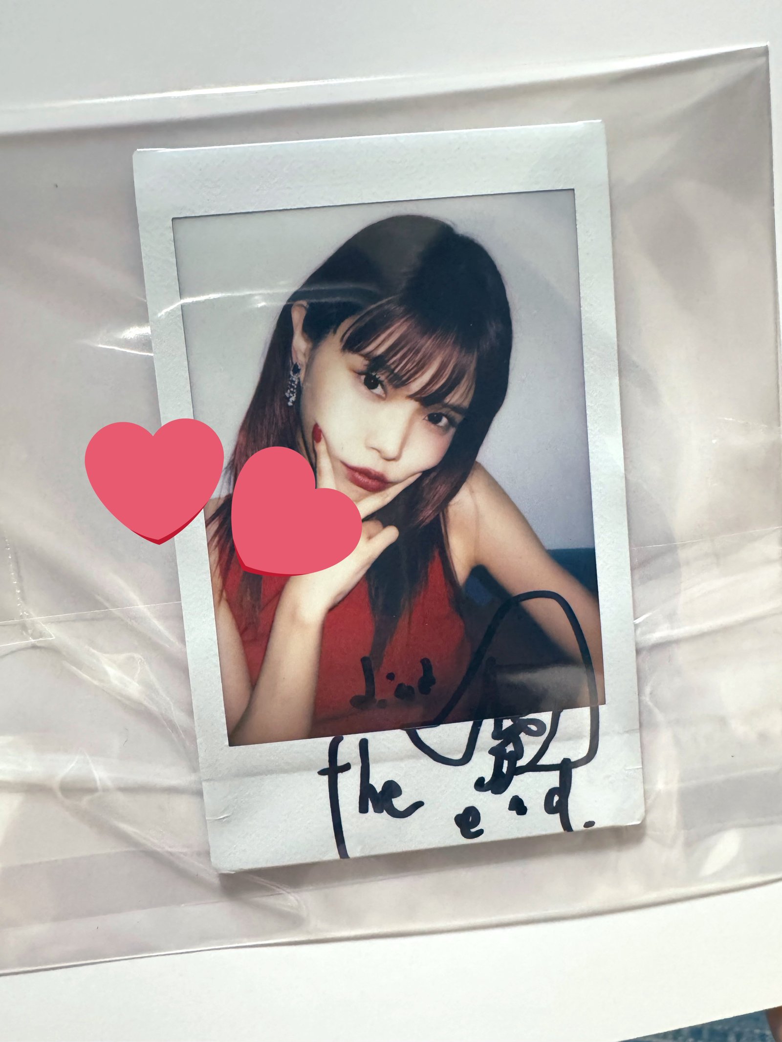 izna iland2 直筆サイン チェキ ジユン メッセージあり izna iland2