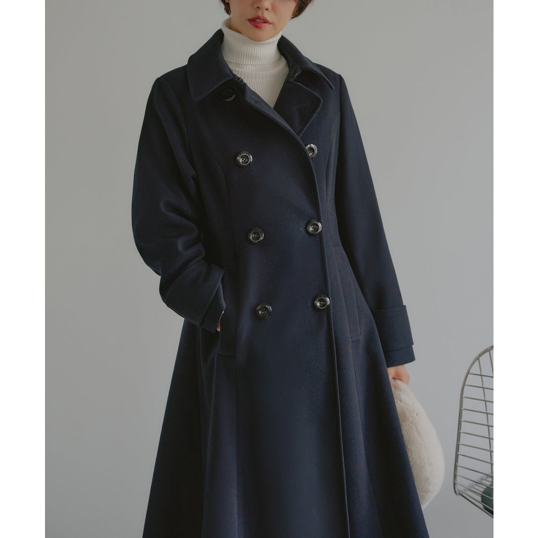 ルイルエブティック RUIRUE BOUTIQUE 【ウーリーストレッチ】フレア