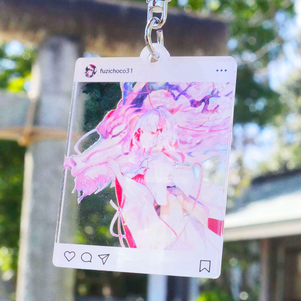 藤ちょこ「サイン色紙＋instaアクキー＋ポストカード」《ワンスト