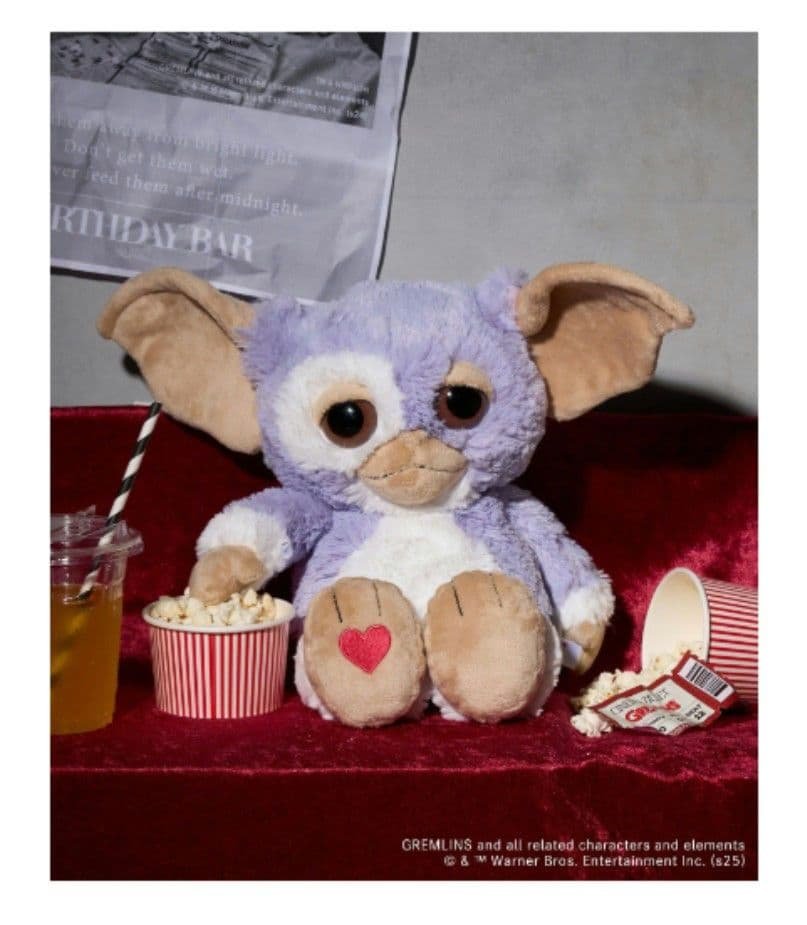 バースデイバー グレムリン ライラックグレー ギズモ ぬいぐるみ 35cm