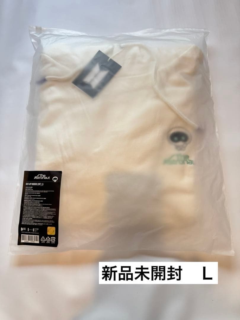 BTS JIN[The Astronaut ]SET-UP HOODIE Ｌ