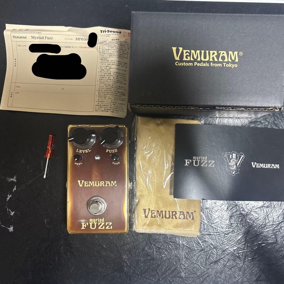 【5000番台】vemuram myriad fuzz付属品あり 5000番台】vemuram myriad fuzz付属品あり 5000番台】vemuram myriad