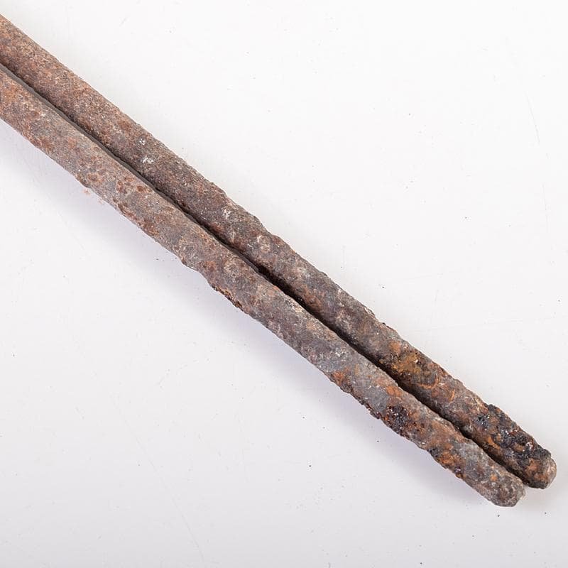 茶道具 一辰造 鉄時代 角透七宝象嵌入 飾火箸 共箱 V R7701 - メルカリ