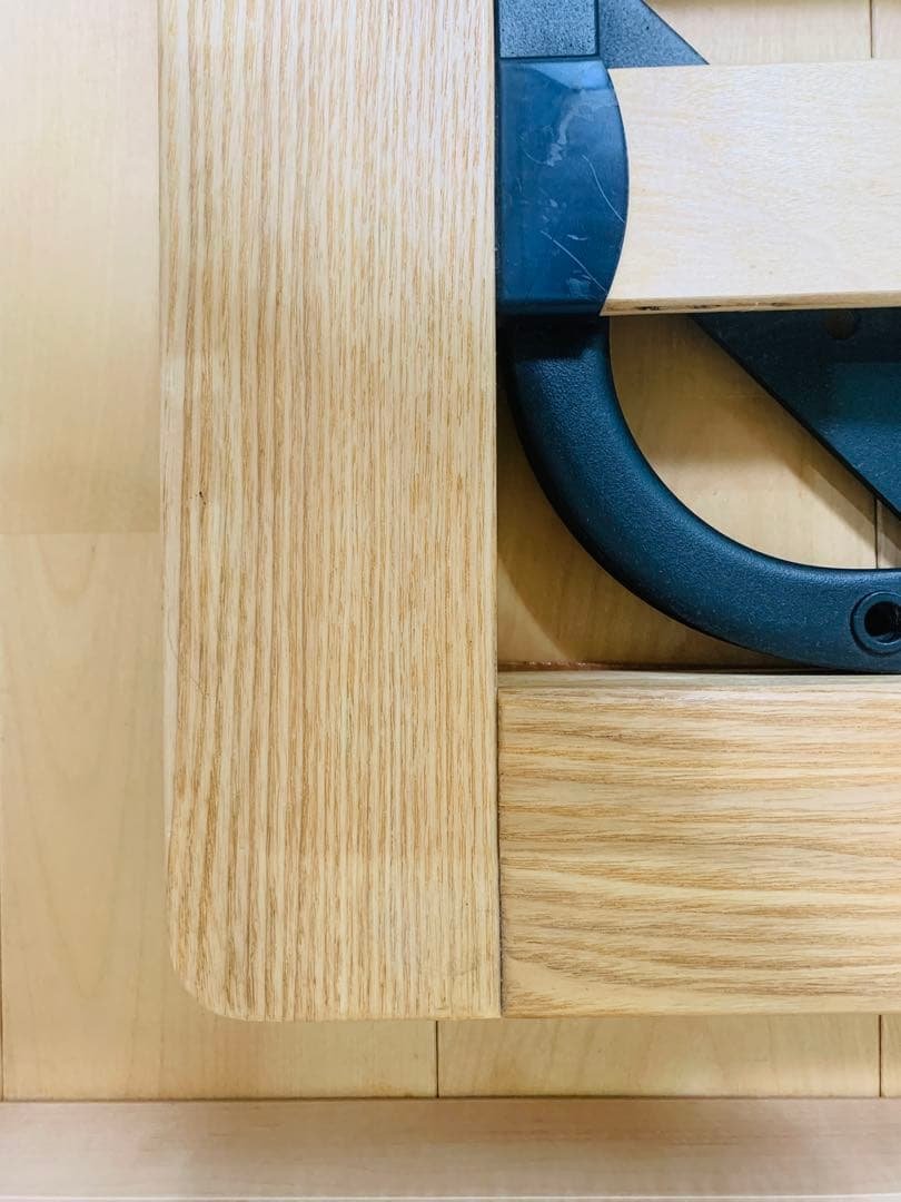 無印良品 シングルベッドフレーム オーク材 木製脚付き