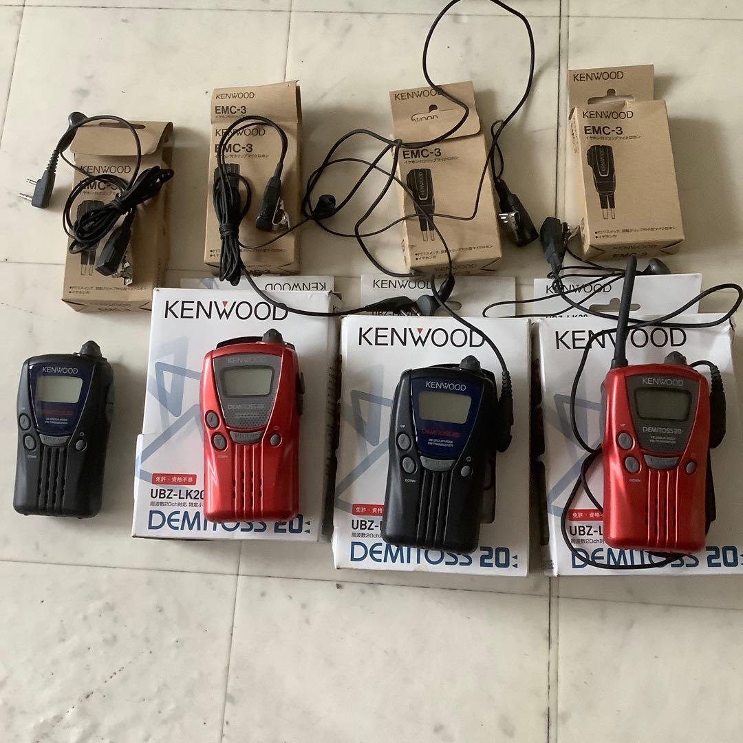 ケンウッド　トランシーバー&マイク4台セット ケンウッド トランシーバー&マイク4台セット ケンウッド