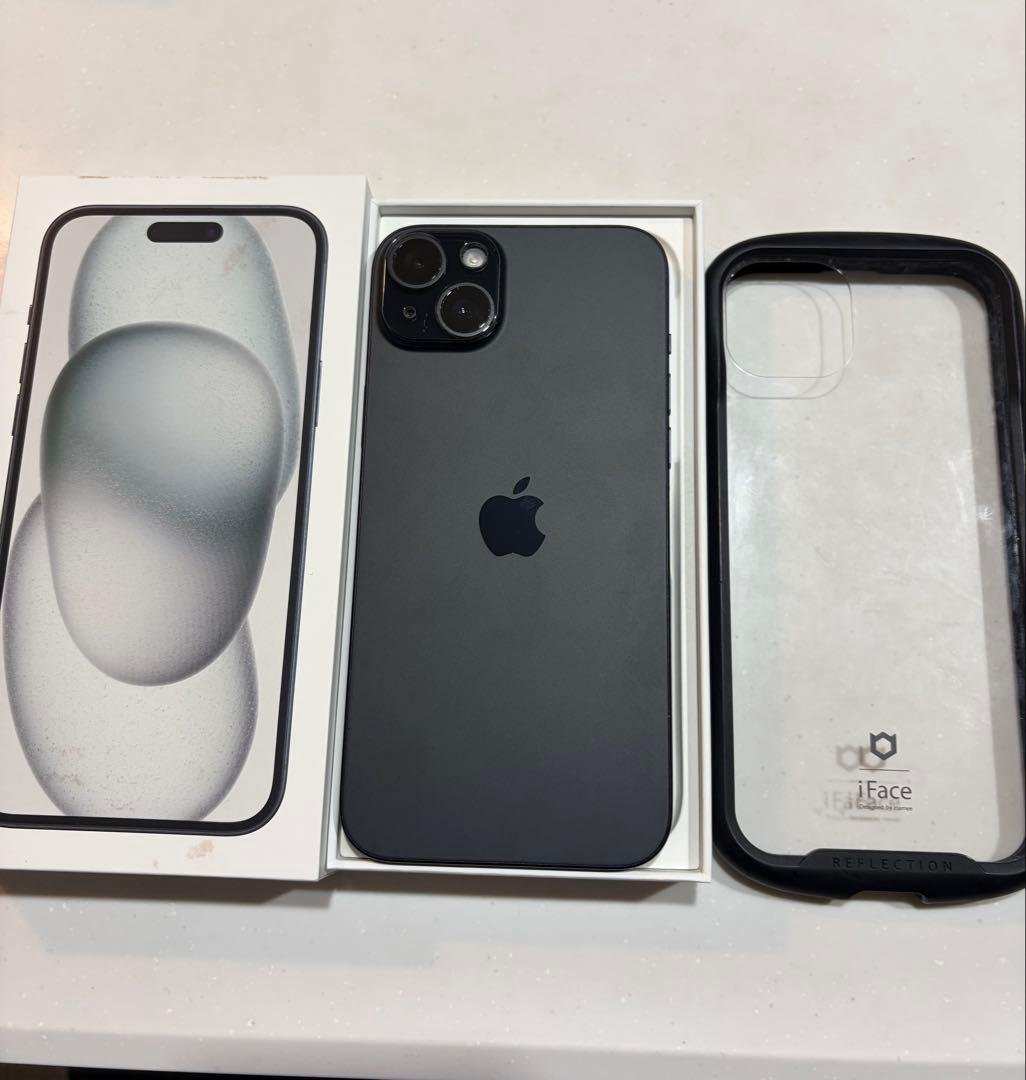 【美品】iPhone15Plus 128G ブラック iFaceケース付き iPhone15ブラックにReflectionをつけてみた！｜iFace公式