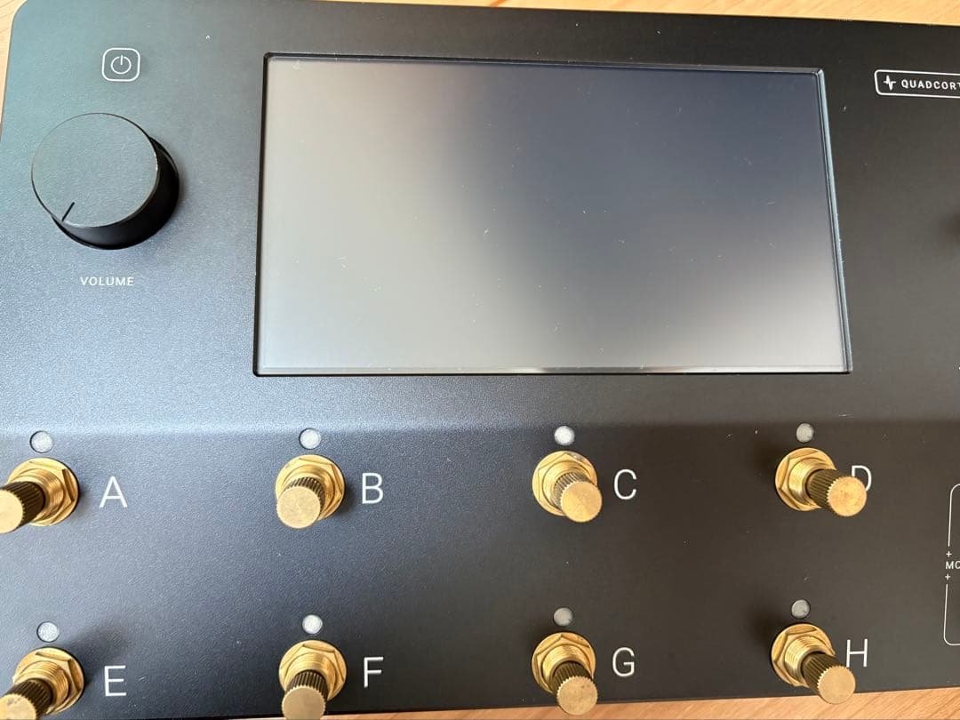 QuadCortex 黒金 LIMITED EDITION Black&Gold