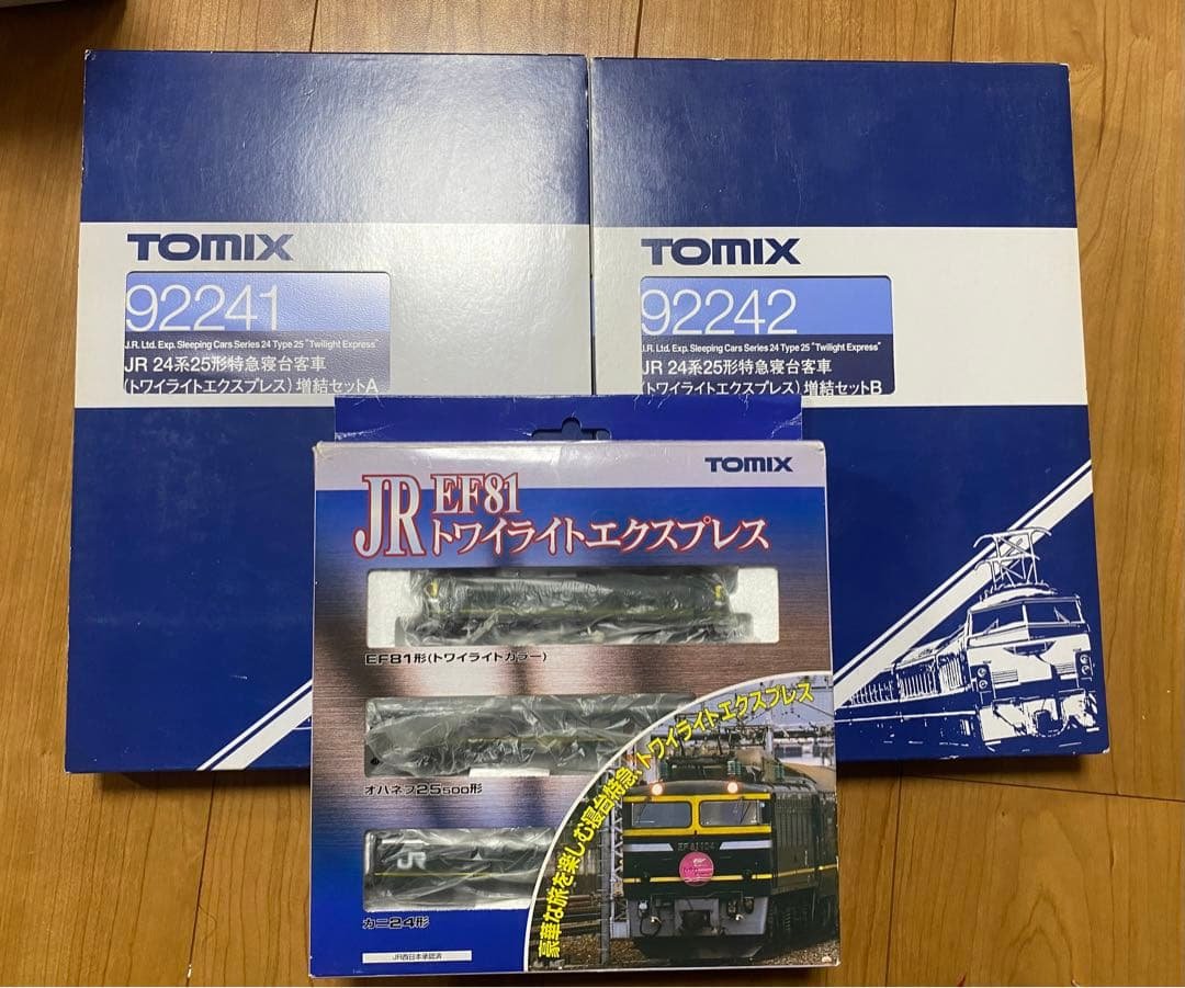 TOMIX 24系25形特急寝台客車 (トワイライトエクスプレス) セット JR 24系25形特急寝台客車(トワイライトエクスプレス)基本セット｜製品