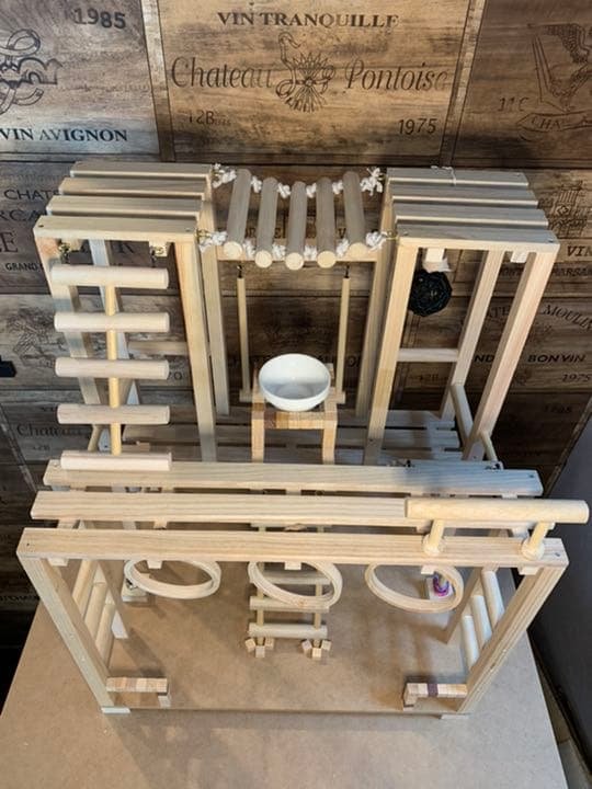 バードアスレチック バードジム ハンドメイド 注文 インコの為の大型